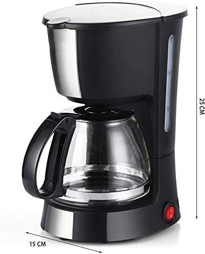 Cafetera de Filtro Eléctrica, Función Antigoteo, 600 ml, Color Negro miniatura 3