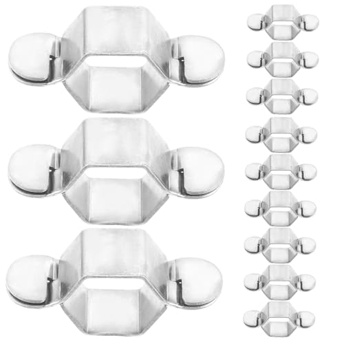 NOLITOY Llave Desmontable para Fontanería 1/2 de 20 Unidades, Llave Multifunción para Mangueras Flexibles, Herramienta Hexagonal Hueca de Acero Inoxidable para Cocina y Baño