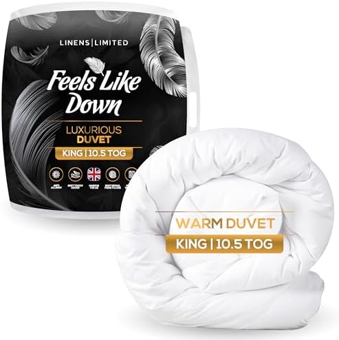 MICROFIBRE LUXURY FEELS LIKE DOWN DOUBLE BED DUVET 13.5 TOG - View #8