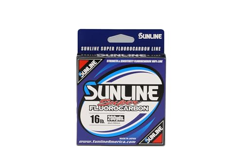 Sunline Super Fluorocarbon Fishing Line ( Clear, 16-Pounds/200-Yards)