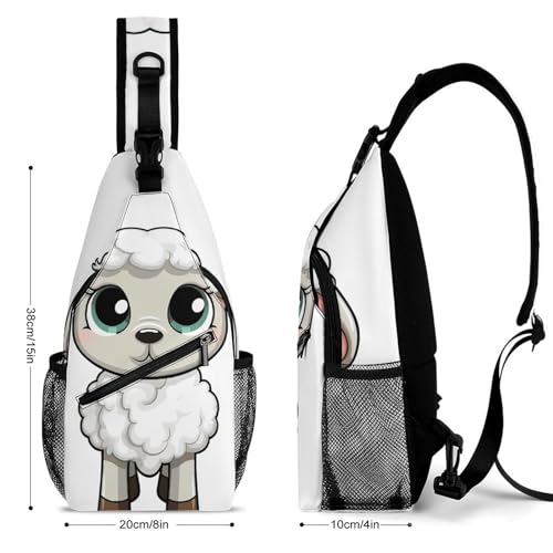 Bolso tipo bandolera sport casual unisex 38x20cm miniatura 2