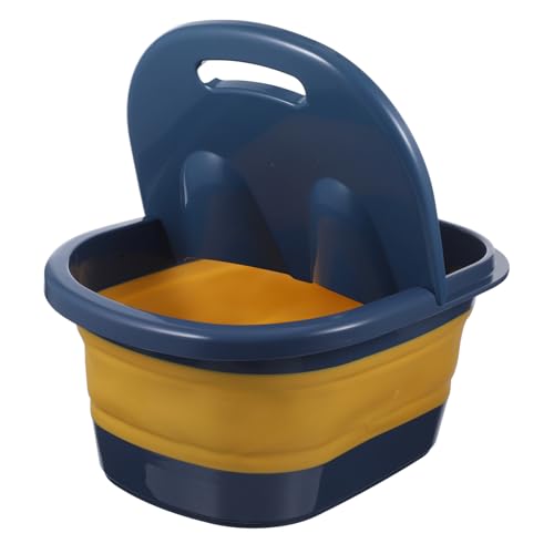 Balde plegable para remojo de pies con masaje cómodo