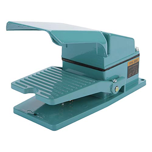 Interruptor de pedal de aluminio Yinhing TFS 302 momentáneo con base estable