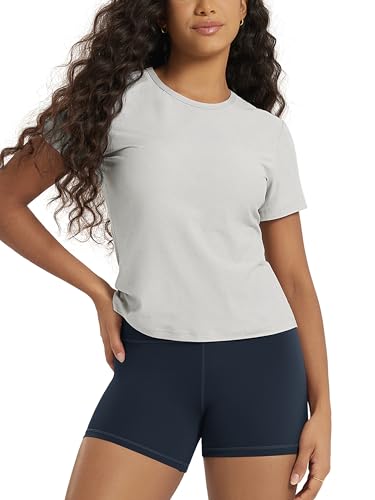 Image of ODODOS Women's Short Sleeve Performance T-Shirts - Ultra Soft odSTRATUM Tech Crew Neck Tee UPF 50+ Essential Top