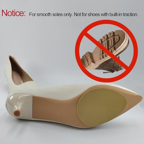 Protectores antideslizantes para suelas de zapatos, 4 pares miniatura 2