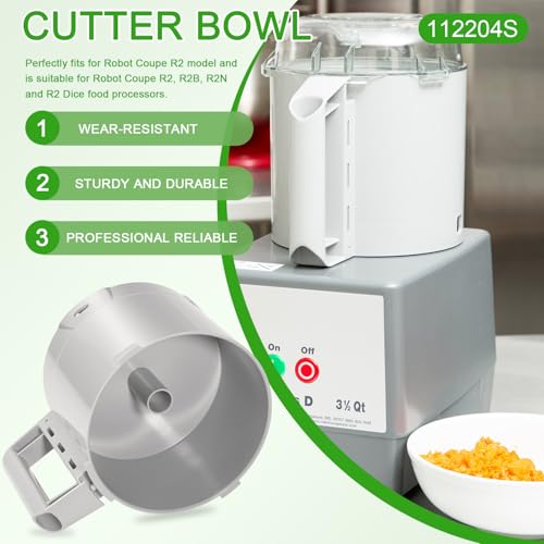 112204S Cutter Bowl Fit for Robot Coupe R2, R2B, R2N, R2 Dice Food Processors, 3-Quart Replacement Bowl for Robot Coupe by USSKYBOY - Image 5