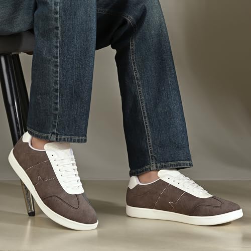 Image of Cruiser Sneaker for Men | Lightweight & Comfortable | Stylish Lace-Up Casual Footwear with Cushioned Insole | Perfect for Versatile Outfits 2641