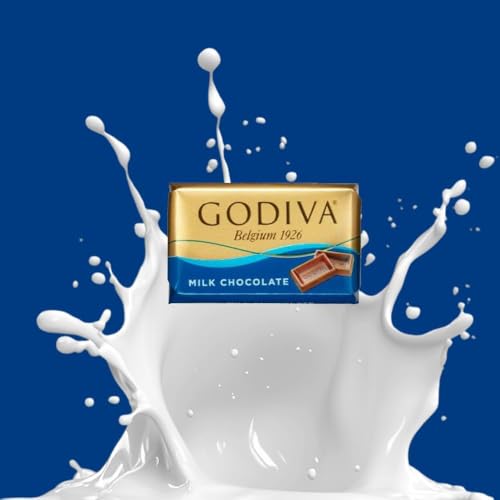 Image of Godiva Chocolate Perfection in Four Napolitains, Milk Chocolate, Dark Chocolate, Milk Hazelnut, and Milk Chocolate Pistachio 225g (From Belgium) By DECADENT FOODS