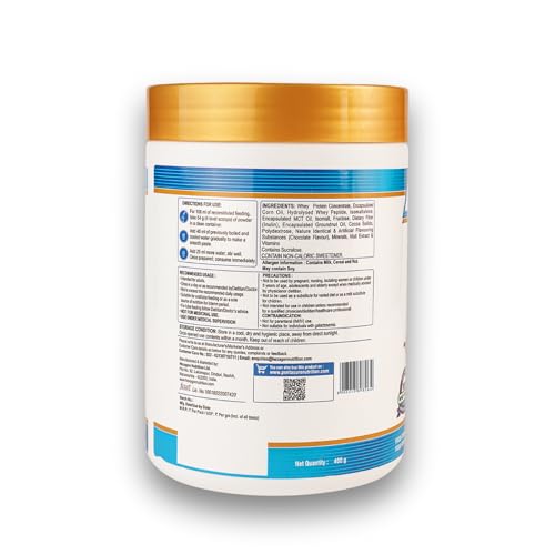 Image of PENTASURE 2.0 High Protein High Calorie | Lean Mass Gainer Powder | Weight Gain Supplement with Vitamin & Mineral | Chocolate flavor - 400g | 34.7g Protein per 100g