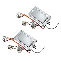 Prewired double coil guitar pickup harness with volume tone potentiometers. Easy to install and convenient to use. pre-wired electric guitar pickup harness. Includes double coil retraction, a500k mini pots, b500k mini pots, 1/4 inch (6.35mm) jack. Gr...