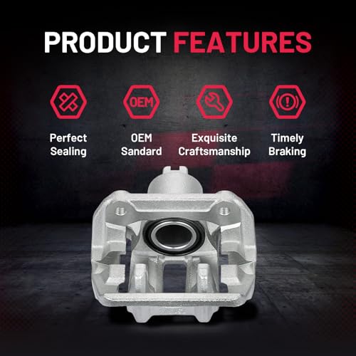 Image of BDFHYK 18-P4071 18-P4072 Front Disc Brake Caliper Assembly Compatible with Chevrolet Camaro /Blazer /Malibu /S10, Compatible with GMC Sonoma /S15 Jimmy /S15 1978-2003, GAS 2pcs
