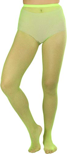 Image of ToBeInStyle Women's Sexy Vibrant Fine Classic Fishnet Full Footed Pantyhose