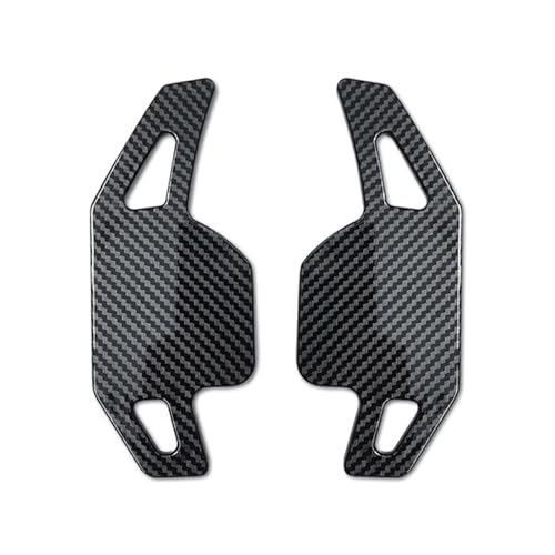 Paletas de cambio volante para Audi A3 A4L A6L Q5 Q7 levas negras 6