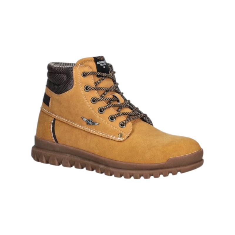 Aeronautica Militare Stivaletto Uomo SC0317 56033 Tan Scarponcino in camoscio
