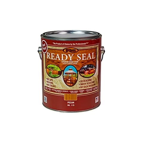 1 gal Ready Seal 115 Pecan Exterior Stain and Sealer For Wood Cover