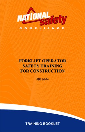 Forklift In Construction Employee Training Booklets (pkg of 10)      Unknown Binding