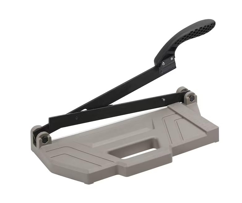 12-in Floor Cutter for VCT Tile and Vinyl Tile, Hardened Steel Blade, Measuring Guide