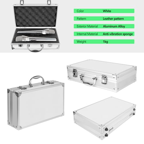 Étui de microphone antichoc en aluminium pour éliminer les risques de casse