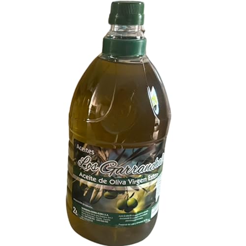 Aceite de Oliva Virgen Extra Sin Filtrar 'Los Garranchales', Categoría Superior, Almazara y Cosecha Propia, Artesano, Primera Prensada en Frío, (Garrafa 2L)