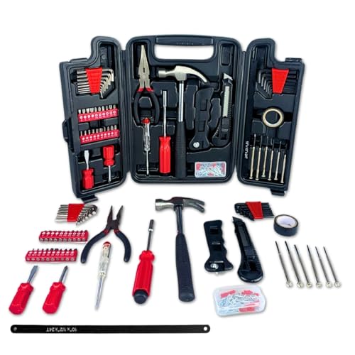 SPARTA Kit de Ferramentas 129 Peças com Maleta: A Solução Completa para Pequenos Reparos 5 Jogo de Ferramentas 192 Peças com Maleta Completa - NYBC