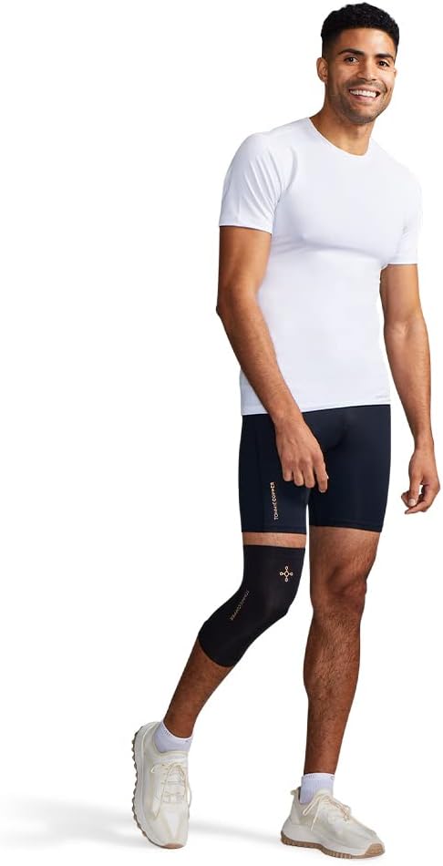Tommie Copper - Unisex Core Compression Knee Sleeve - Black โ Large