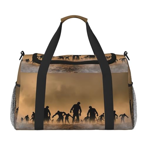 Sac de voyage zombie noir pour femme au style unique