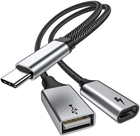 MOGOOD USB C OTG Adapter with 60W PD Fast Charge and Data Transfer for Steam Deck, Galaxy S22, Switch, Google Chromecast with Google TV, Pi-KVM, 3D Printer, Octa4a, Pixel4 XL