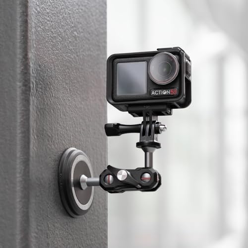 Brazo mágico de rotación 360 con soporte magnético fuerte para GoPro 13
