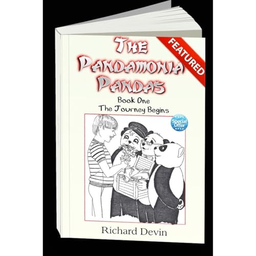 The Pandamonia Pandas Audiolibro Por Richard Devin LaFica arte de portada