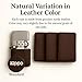 in Select Leather Lighter Case Compatible Zippo Classic Size - Lighter Cover and Pouch for Zippo Top Grain Leather Pouch in Dark Brown Color