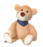 sigikid teddybär liegend Tolle Greifmöglichkeiten zum Streicheln: Knautschbarer Körper durch weiches Füllmaterial, Bewegliche Ärmchen und Beinchen - Geräuschloser Begleiter: Quietscht nicht, Weckt das Kind nicht auf