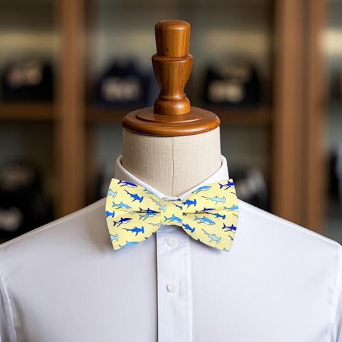 Image of Colorful Fun Pattern Pre-Tied Bow Tie Mens Floral Space Adjustable Bowtie