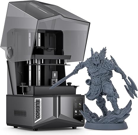 ELEGOO Saturn 4 Ultra 16K High-Resolution Resin 3D Printer with 10-Inch 16K Mono LCD, High-Speed Printing, Tilt Release Technology & Large Build Volume for Professional-Grade Precision and Efficiency.