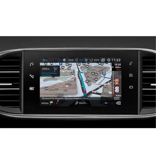 Film protecteur d'écran LCD pour Peugeot 308 (2014-2018) afin de préserver votre système GPS