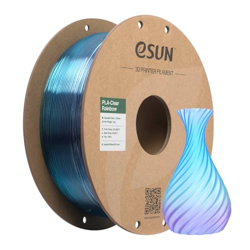 Filament eSUN PLA  Tęczowy Przezroczysty (RAINBOW TRANSPARENT)
