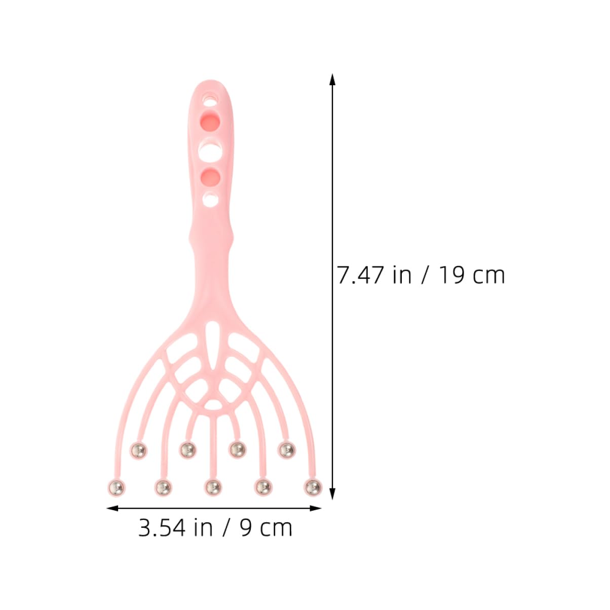 KOMBIUDA Head Massager for Headaches Scalp Roller Comb Portable Compact Massager Tool