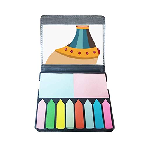 Notes autocollantes chat égyptien avec coffret de marque-pages illustrés