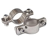 Pipe Holder Bracket 1Pc Stainless Steel Exhaust Air Water Pipes Sealing Powerful Strength Repair Welding Tools(Inner Diameter 204mm)