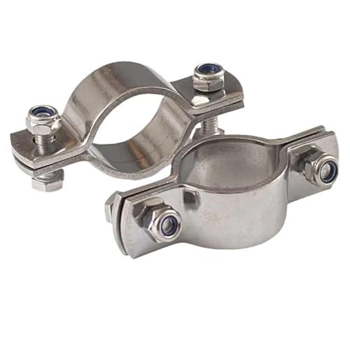 Pipe Holder Bracket 1Pc Stainless Steel Exhaust Air Water Pipes Sealing Powerful Strength Repair Welding Tools(Inner Diameter 204mm)