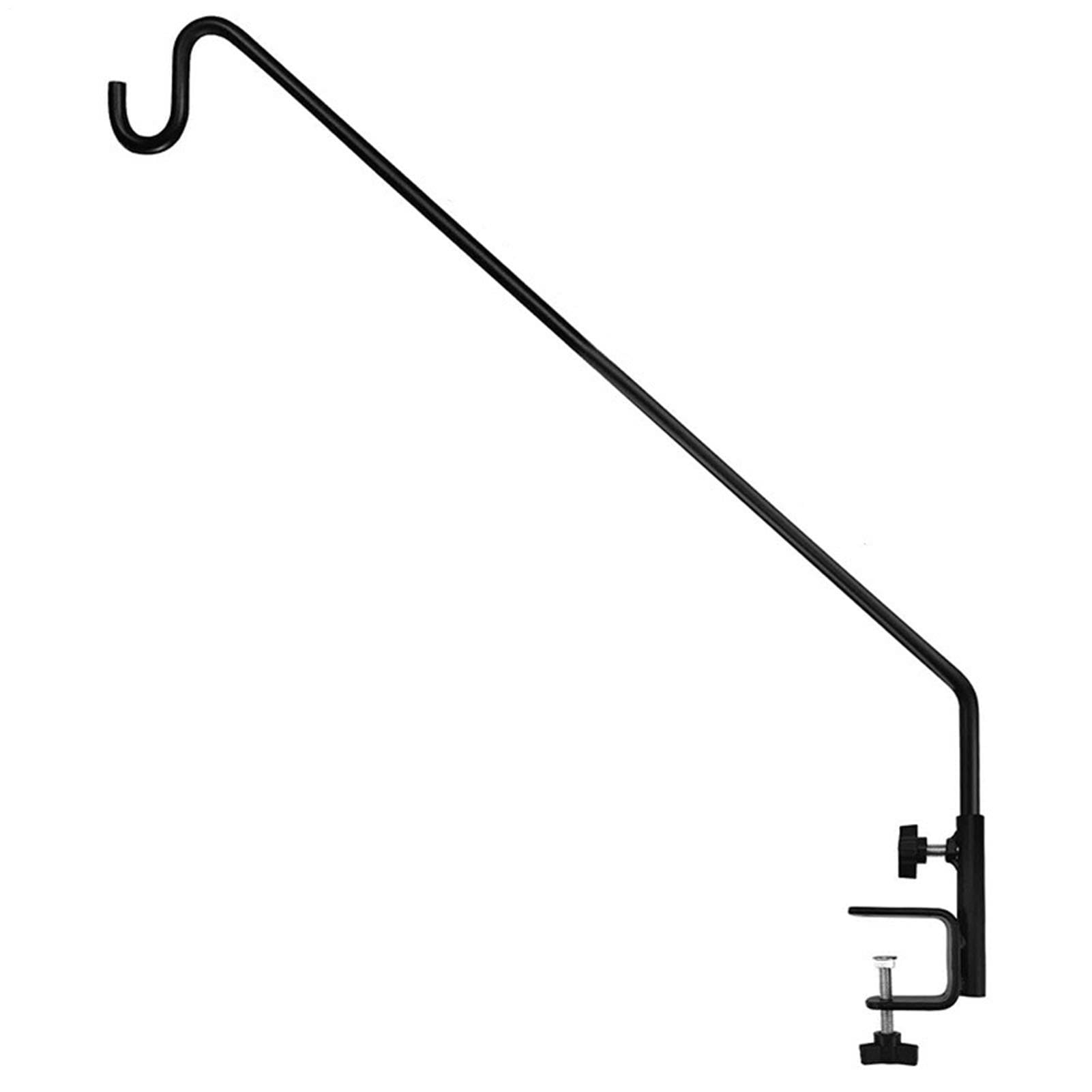 Rotary Deck Hook - Heavy-Duty Bird Feeder & Laterne, Fully Rotating Railing Hook, Extended Fence & Balcony Hooks | Hängende Blumentöpfe, Patio Decor, Outdoor Garden Accessories, Backyard Birds