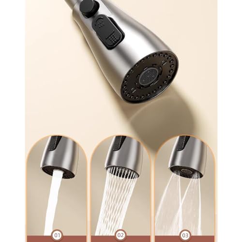Grifo de cocina de 3 vías para agua filtrada y fregadero moderno 8