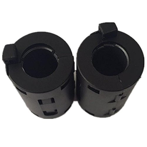 9ea/pack inner 9mm11mm13mm 3pcs each size EMI filter ferrite core ferrite clamps ferrite clips ferrite bead ferrite ring core ferrite snap (black)