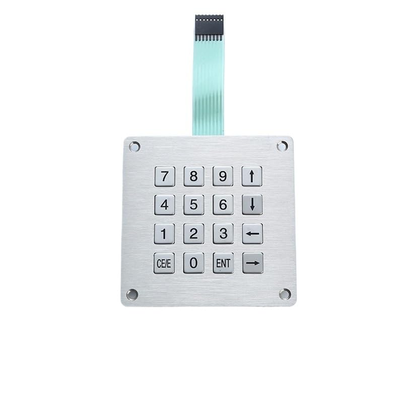 Clavier étanche 4x4 en métal anti humidité pour libre-service