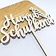 Tortendeko Einschulung, 6 STK Cake Topper Hurra Schulkind Holz Kuchendeko Schulanfang, Zuckertüte ABC 123 Kuchen Deko Schulkind 2023 Mädchen Junge Einschulung Geschenk