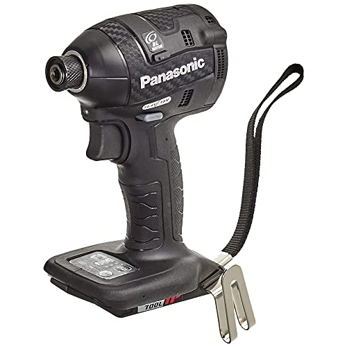 パナソニック(Panasonic) 充電インパクトドライバー 本体のみ(電池パック/充電器/ケース別売) デュアル (14.4V/18V対応) 小型全長118mm IP56 インパクトドライバー EZ75A7X-B ブラック