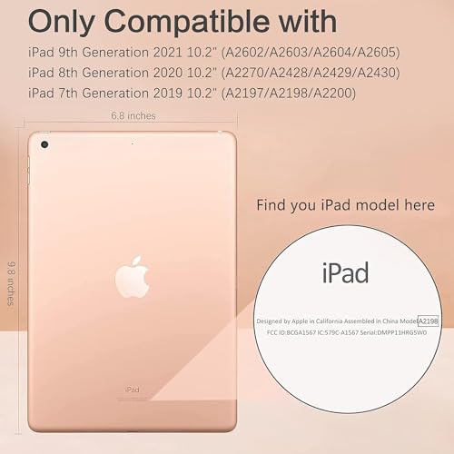 Étui iPad 7e génération BENTOBEN robuste antichoc coque avec support - 2