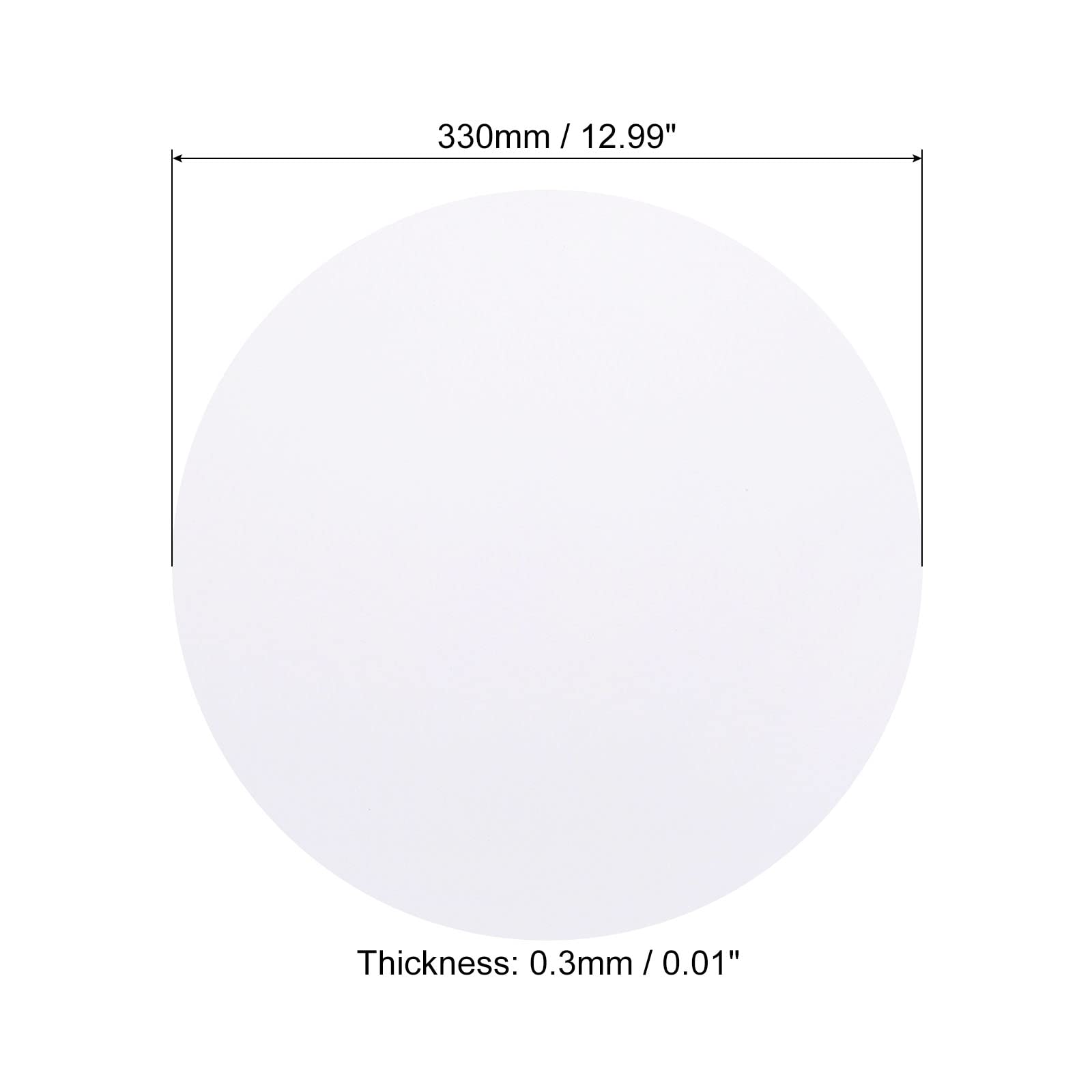 PATIKIL 13-inch Round Cardboard Paper - Image 2
