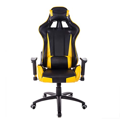 Gaming Stuhl, Ergonomisches Design PC Stuhl Multi-Funktion E-Sports Chefsessel, Stuhl Drehbar, Bequemer Gaming Sessel 200 kg Belastbarkeit