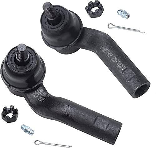 Image of Detroit Axle - Front End 8pc Suspension Kit for 2013-2018 Ford Escape, 2 Lower Control Arms w /Ball Joints 4 Inner & Outer Tie Rods 2 Boots 2014 2015 2016 2017 Replacement