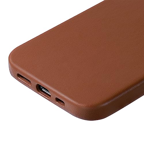 Étui en cuir iPhone 13 Pro Max MagSafe résistant aux rayures - 4